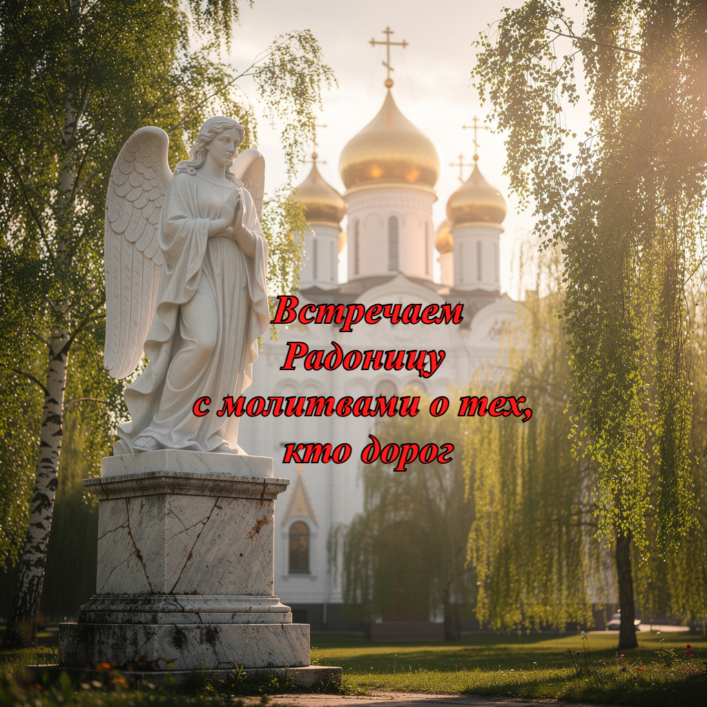 Открытка с Радоницей