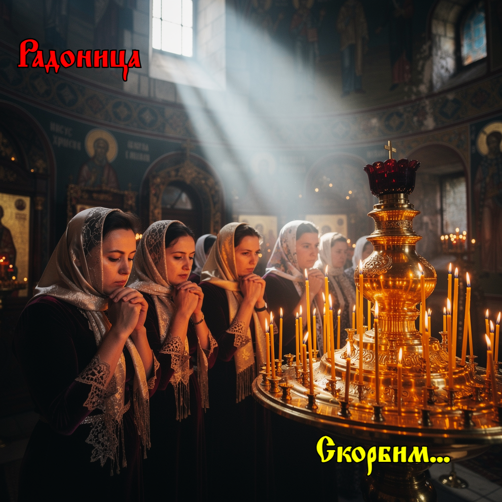 Открытка с Радоницей