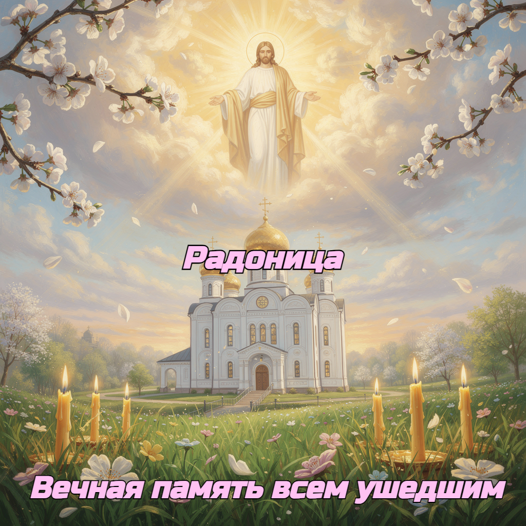 Открытка с Радоницей