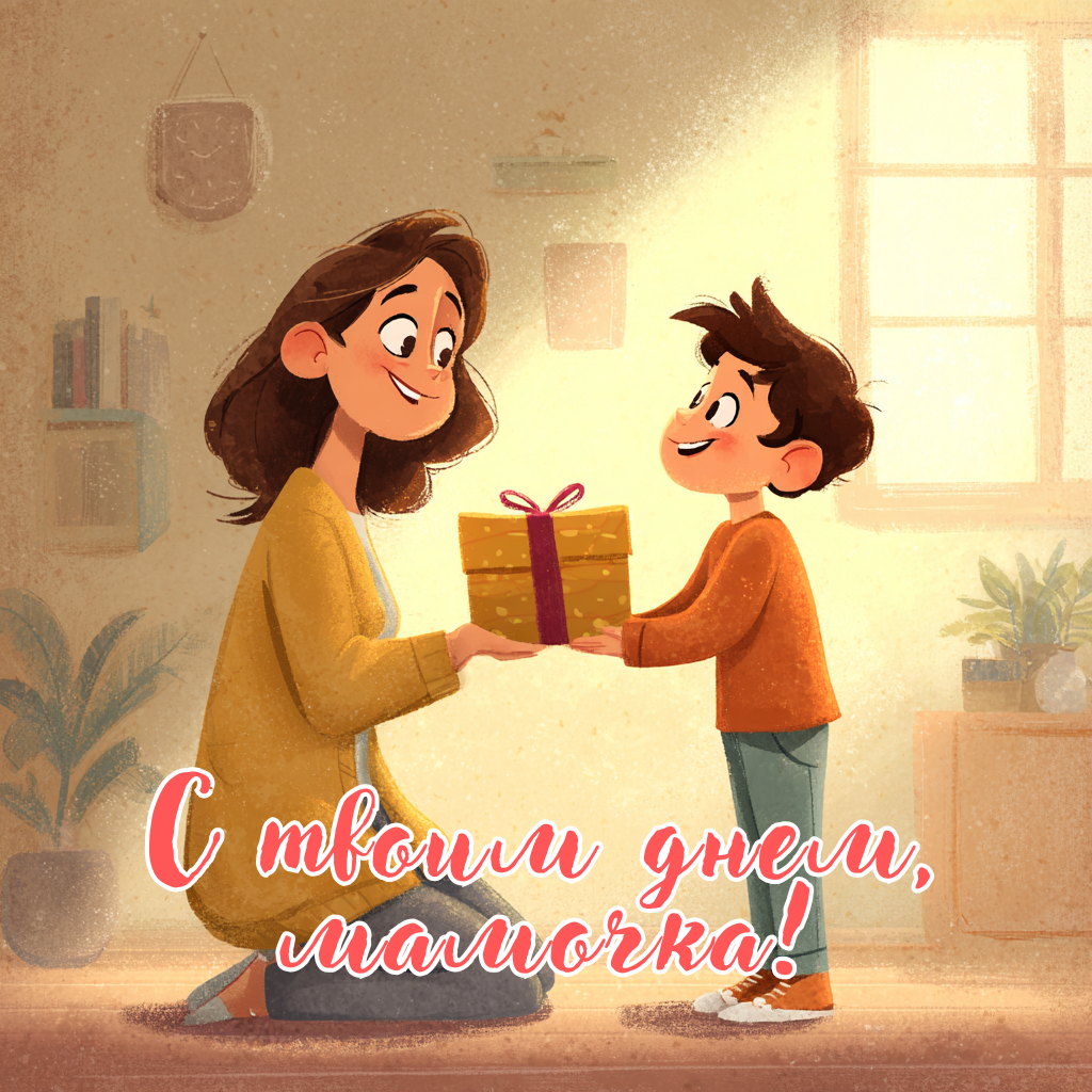 Классная открытка ко Дню матери