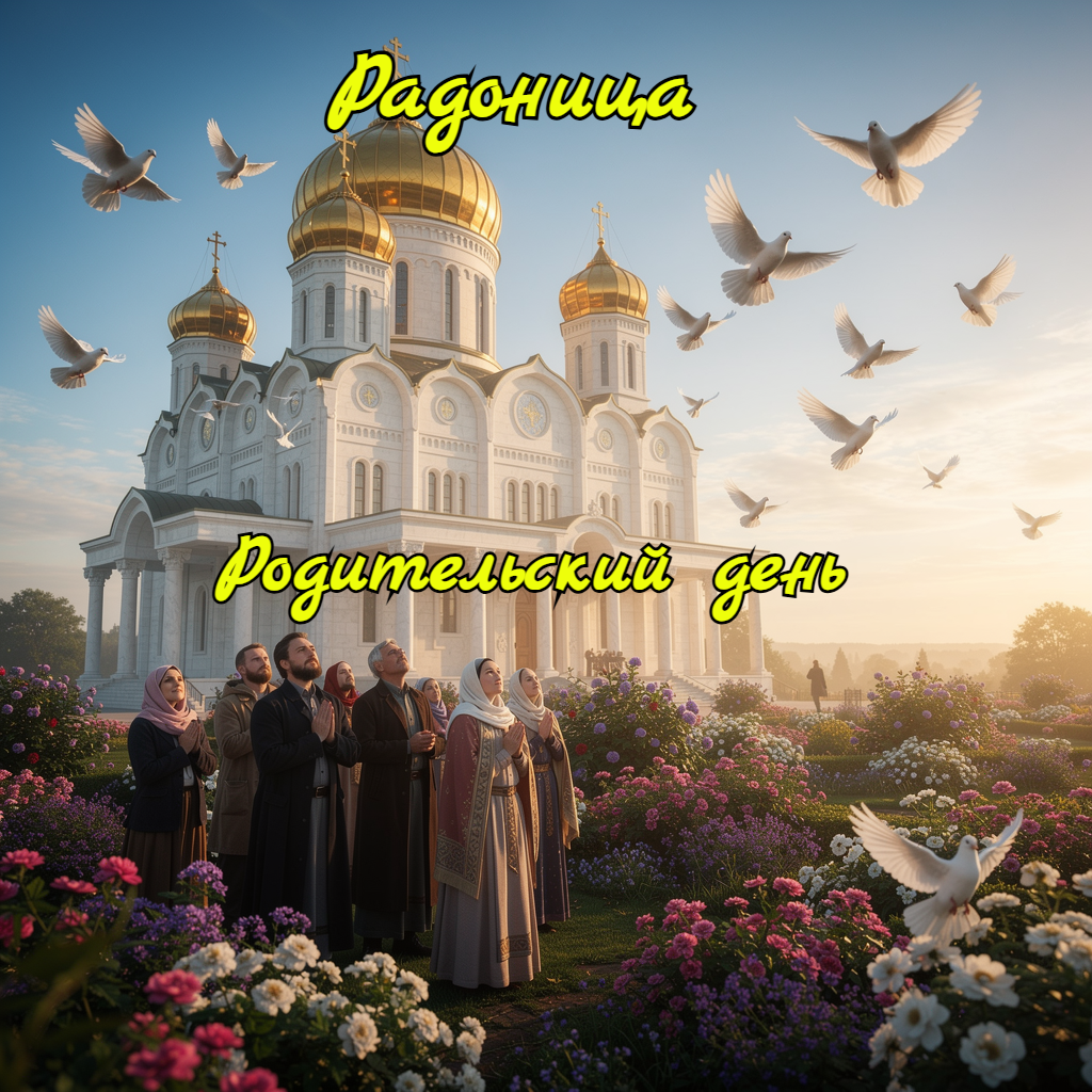Открытка с Радоницей
