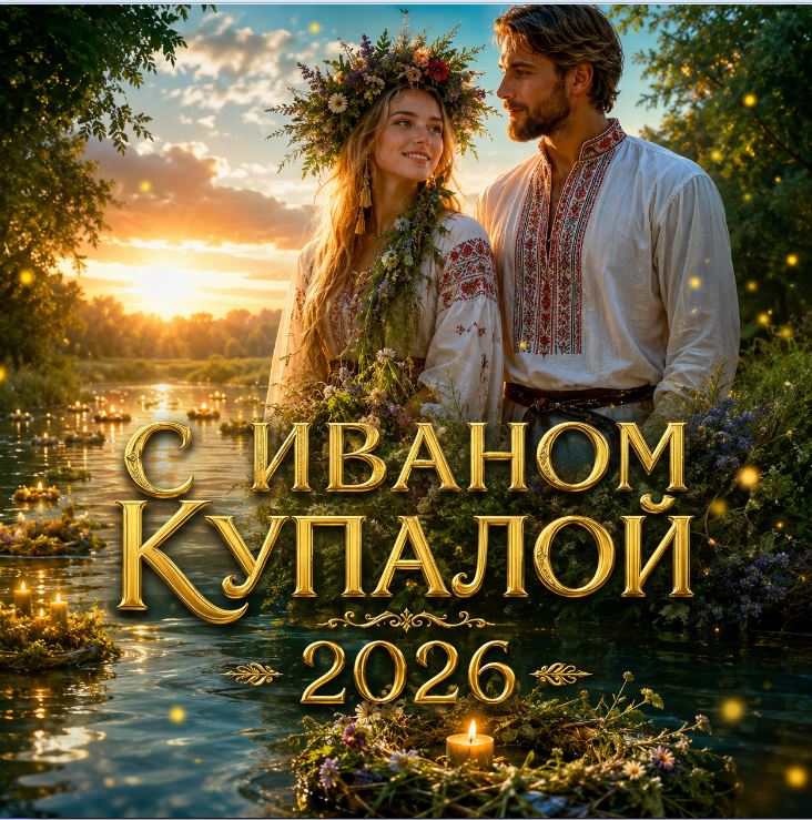 С Днем Ивана Купалы, открытки и гифки