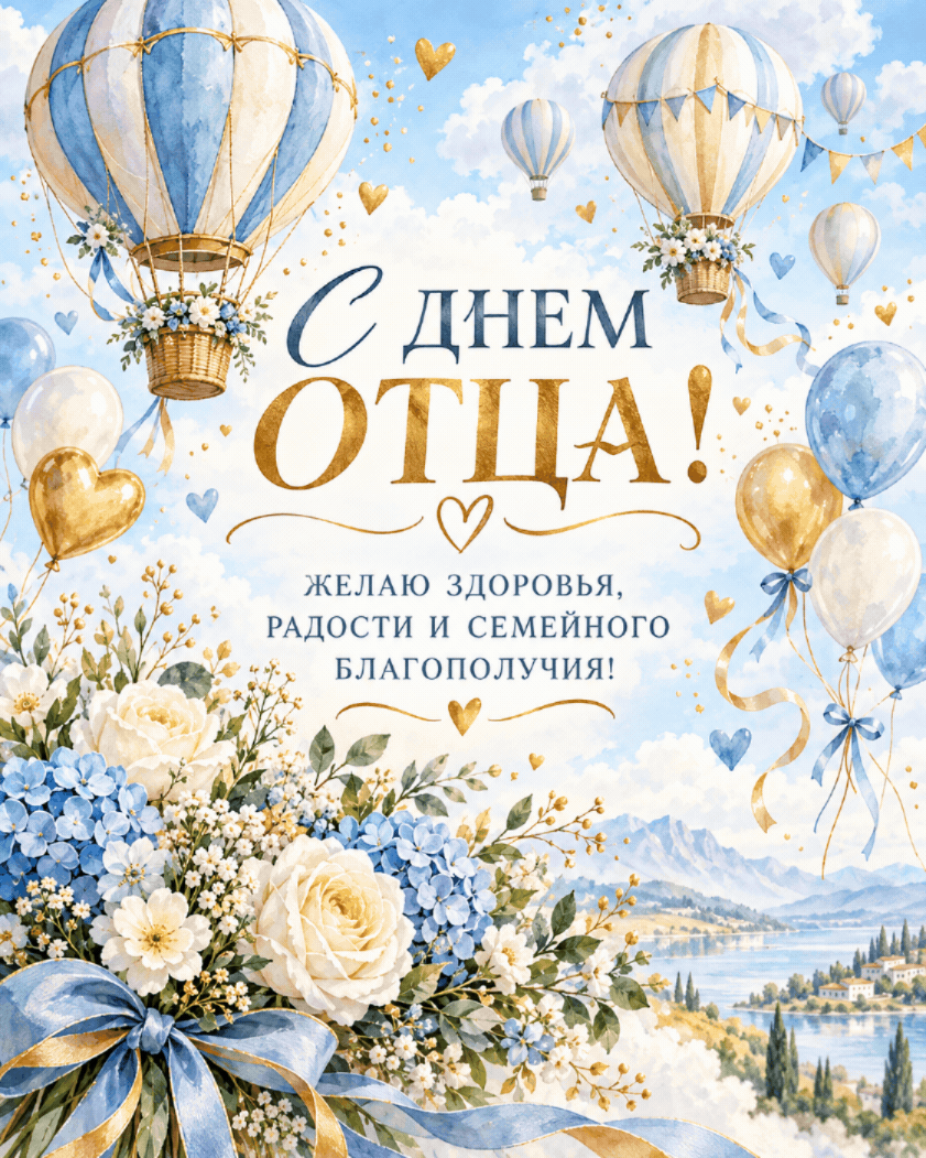 Открытка с Днем отца