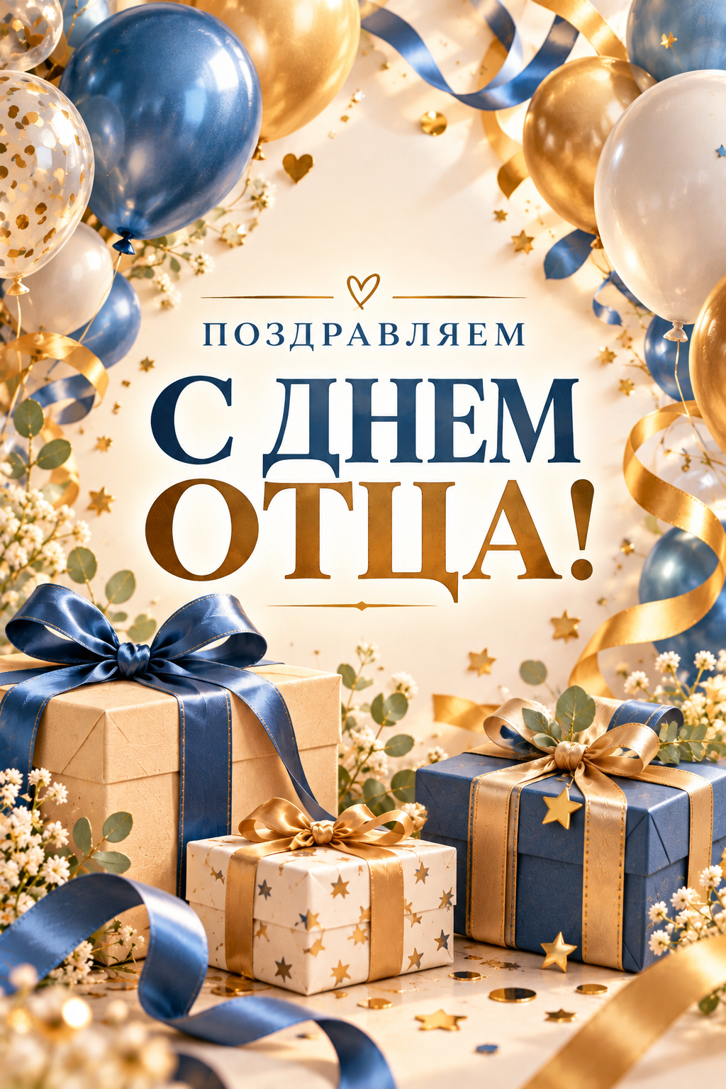 Открытка с Днем отца