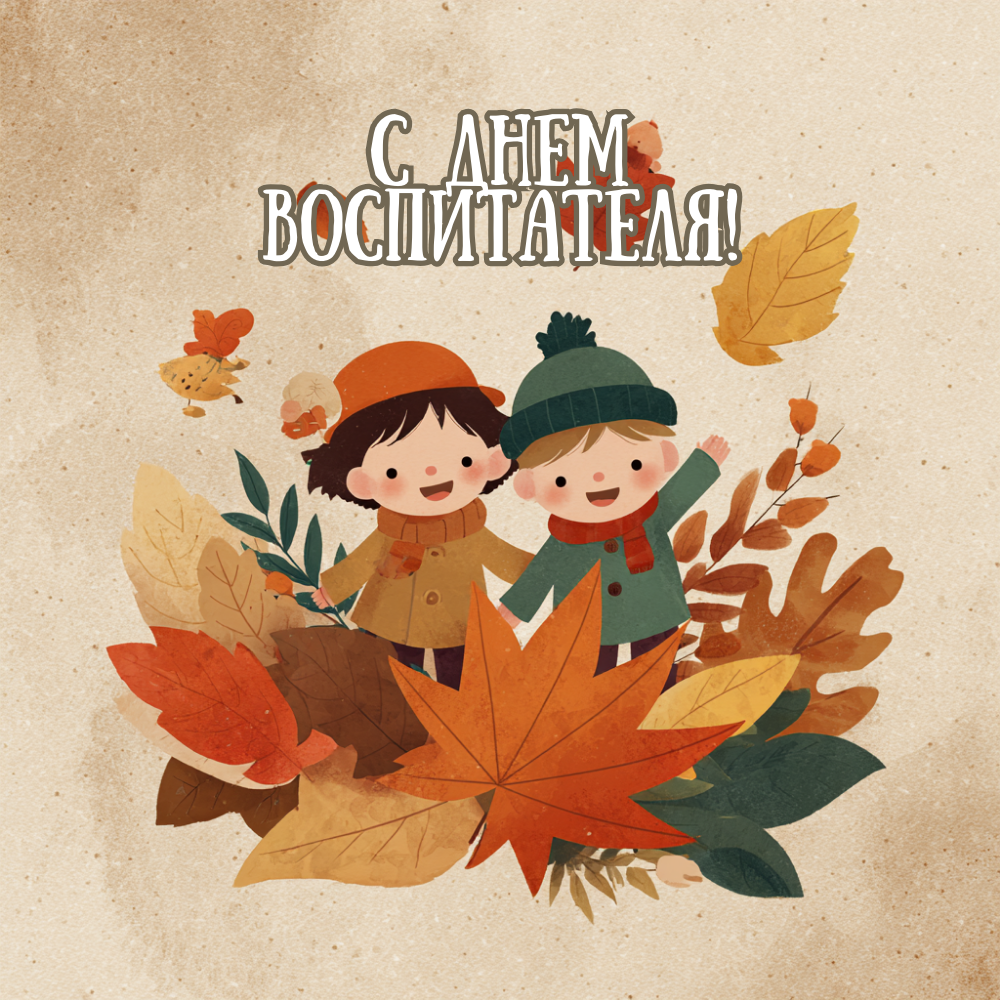 С Днем воспитателя, с Днем дошкольного работника