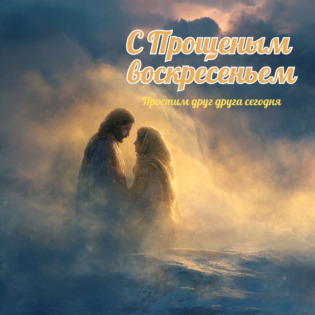 Прощеное воскресенье — картинка: пусть любовь будет сильнее гордости