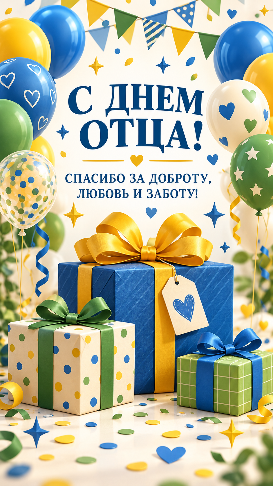 Открытка с Днем отца