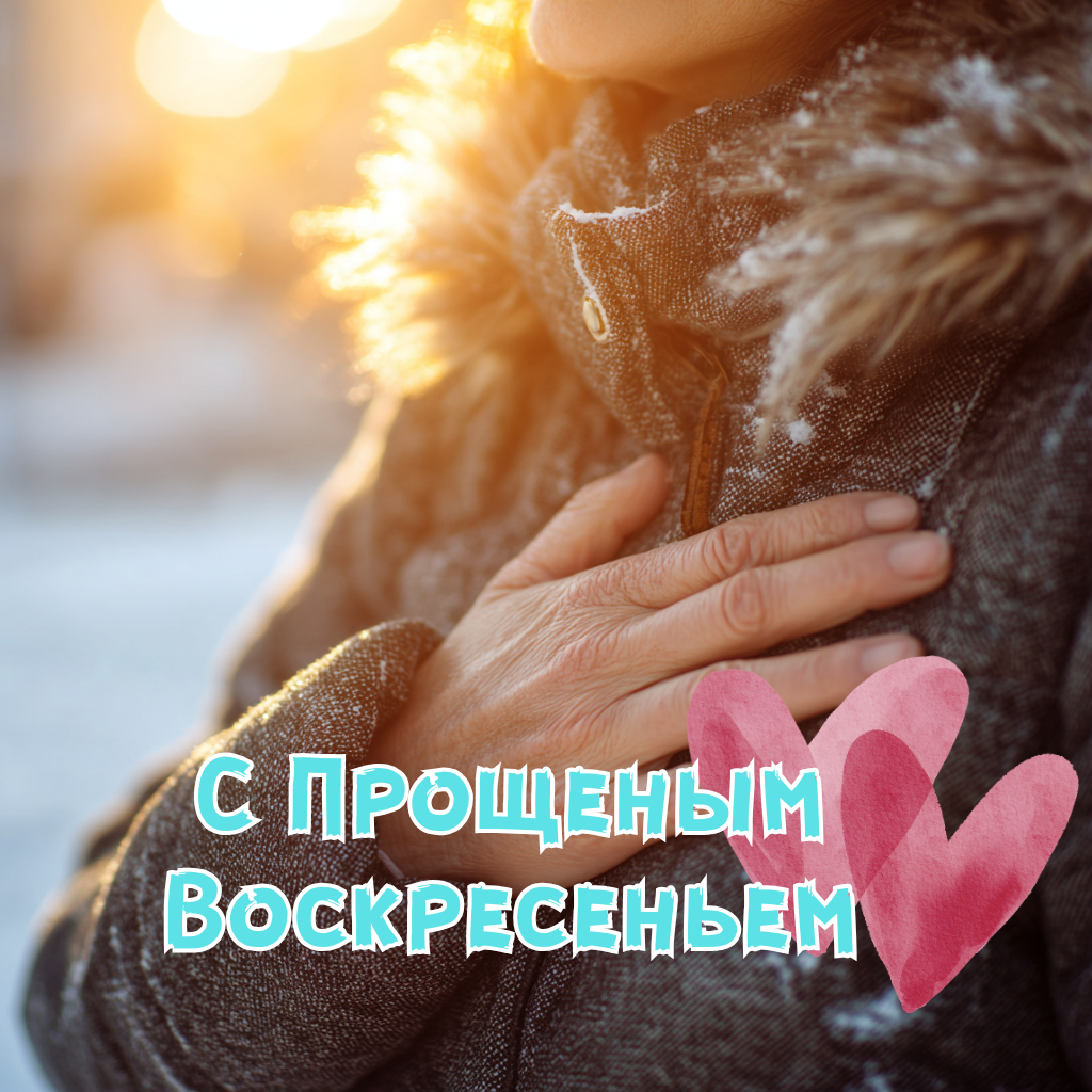 С Прощеным воскресеньем 2026 — красивая открытка: прости меня, если обидел