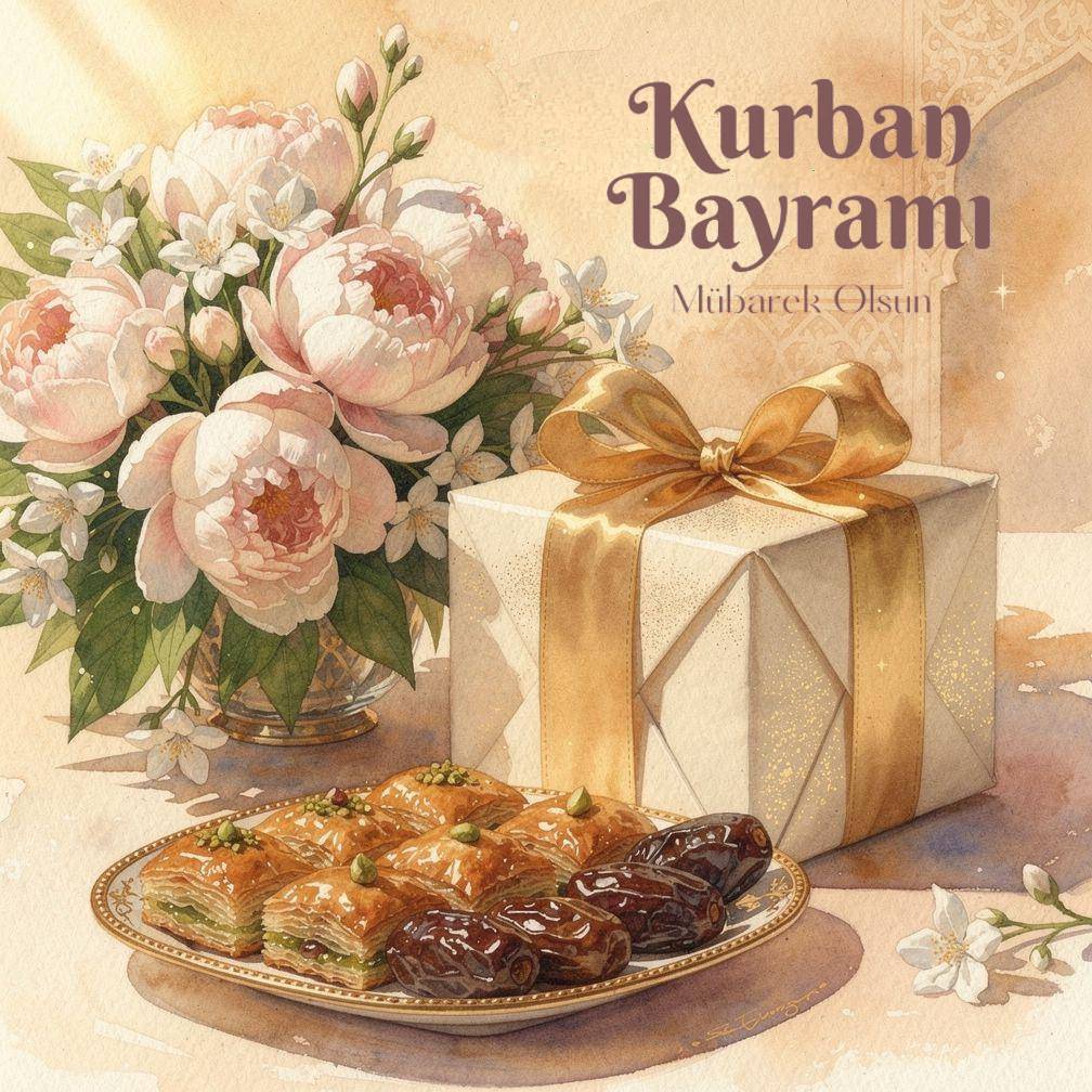 С Курбан-байрамом, красивые открытки и поздравления