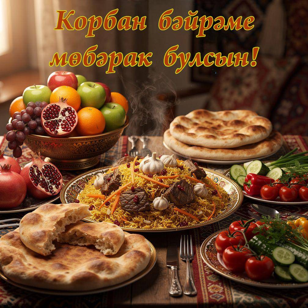 С Курбан-байрамом, красивые открытки и поздравления
