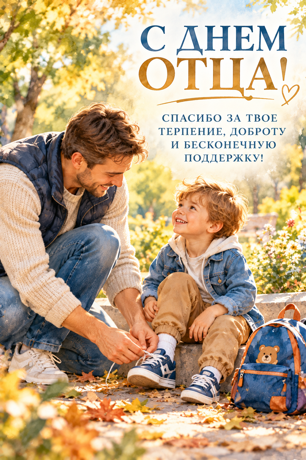 Открытка с Днем отца