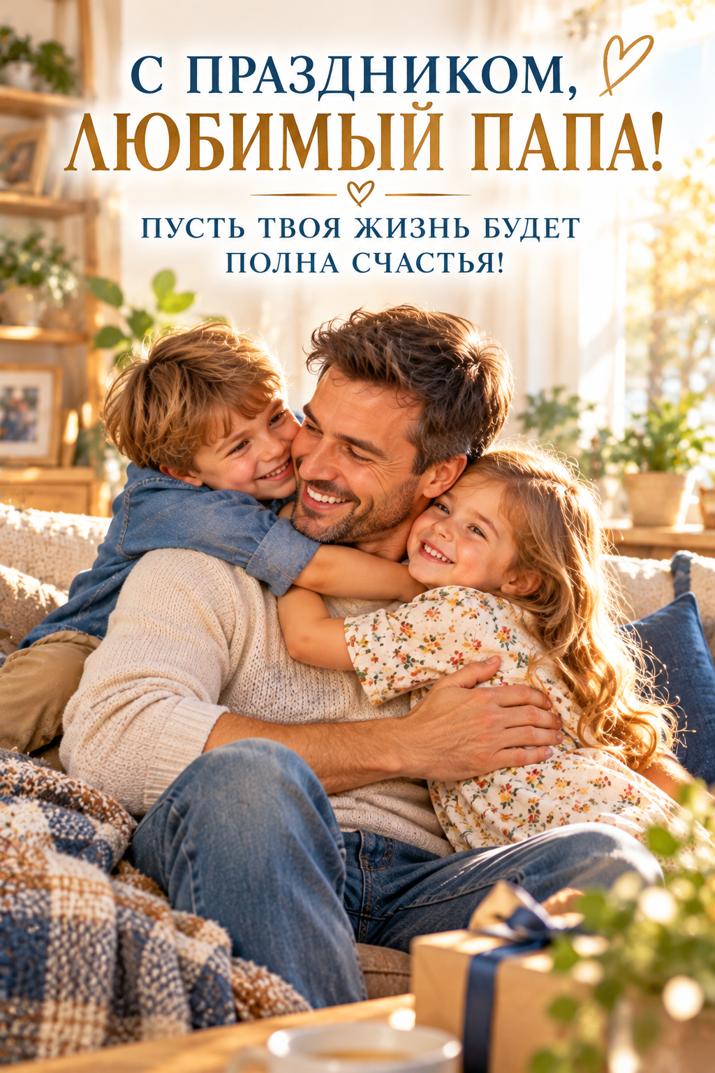 Открытка с Днем отца