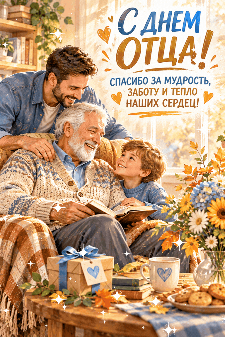 Открытка с Днем отца