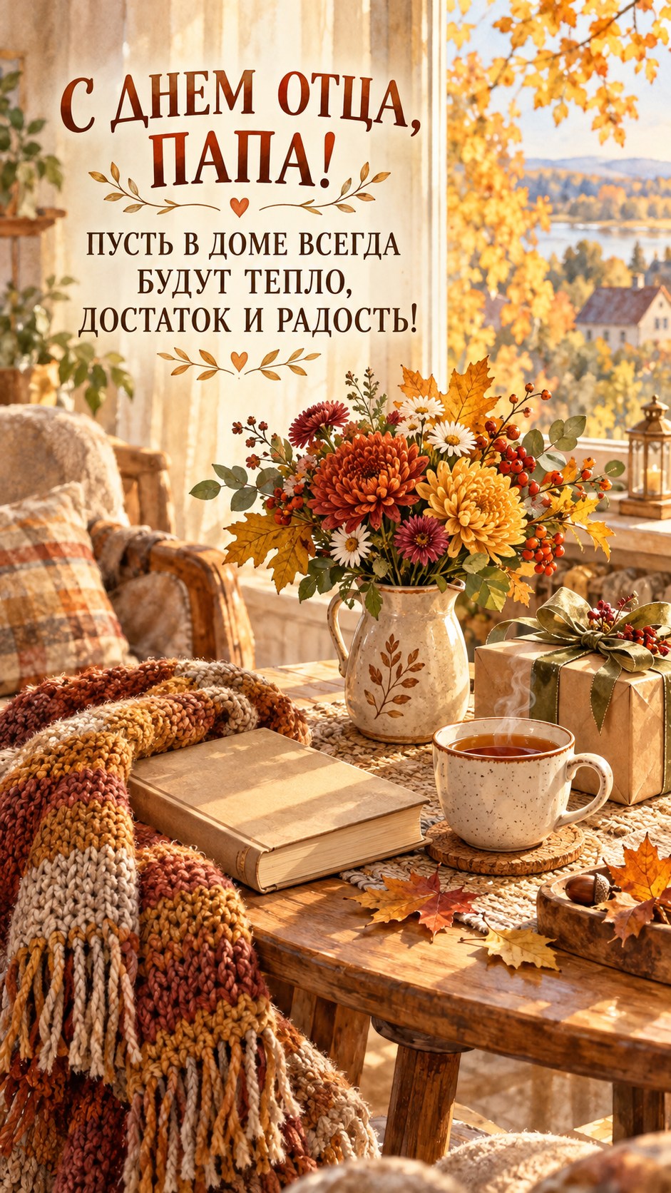 Открытка с Днем отца