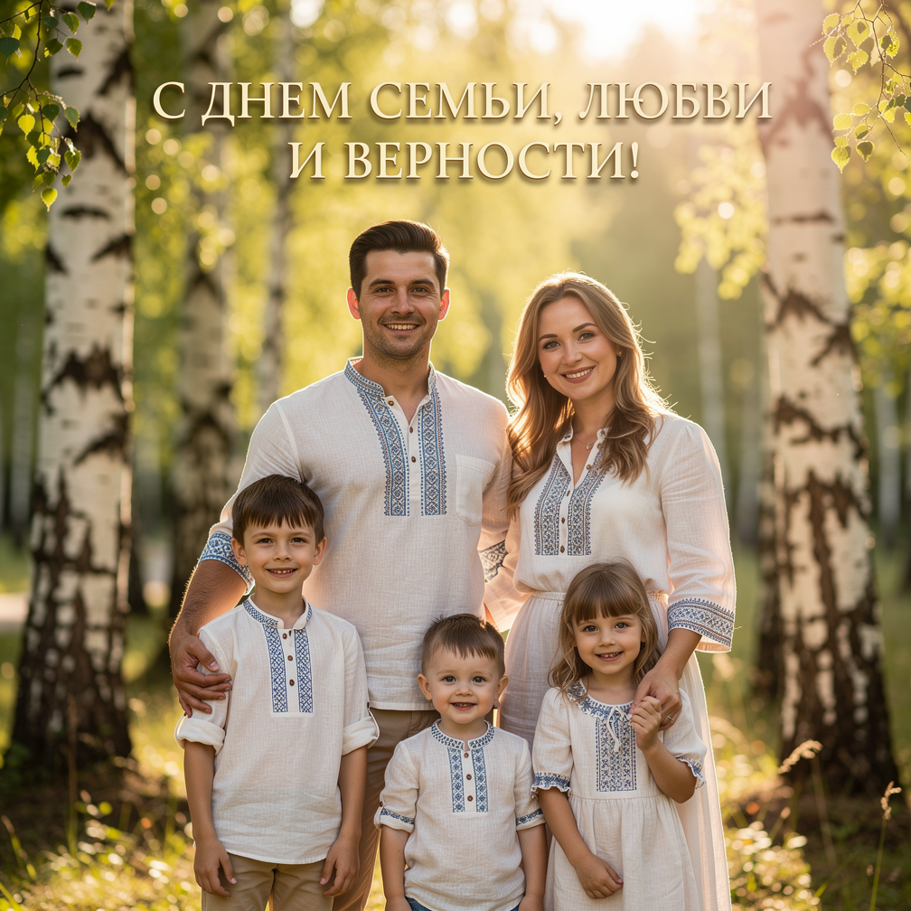 Открытка с Днем Петра и Февронии Муромских