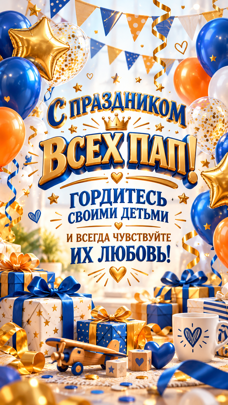 Открытка с Днем отца