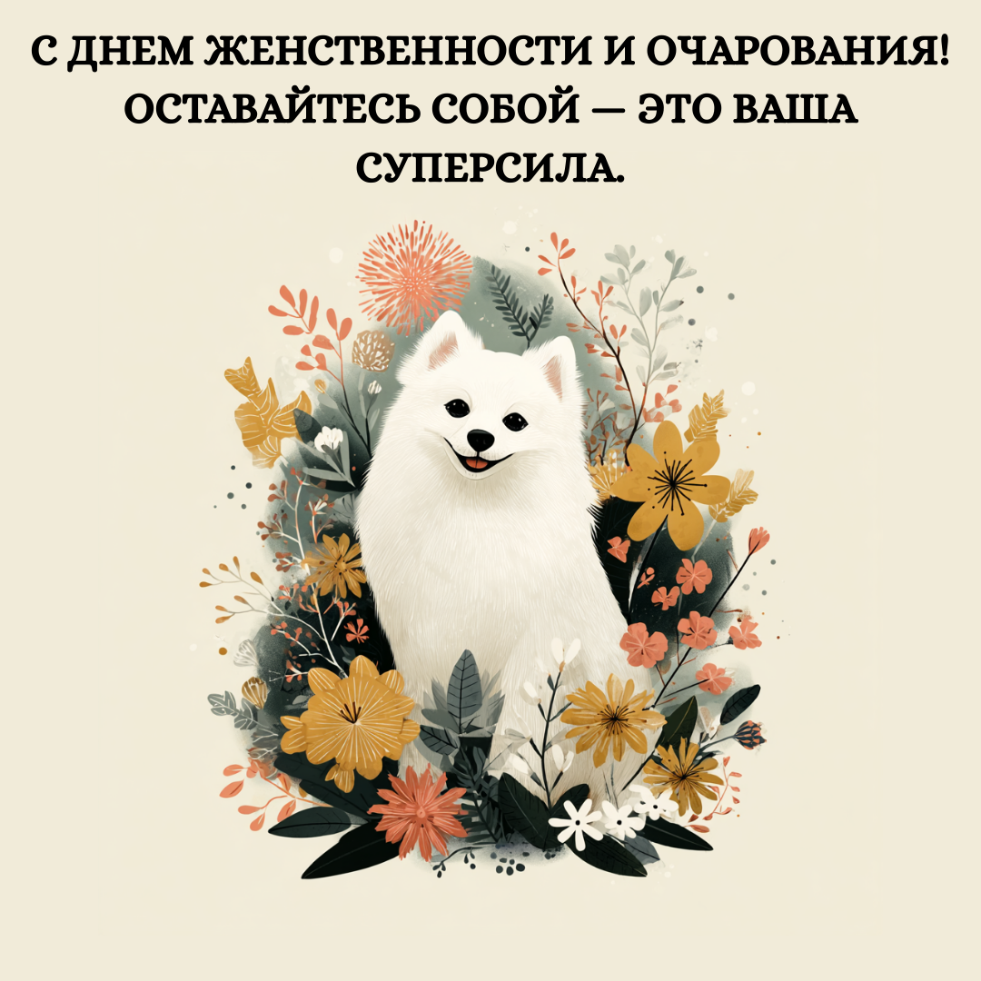 Открытка с 8 Марта