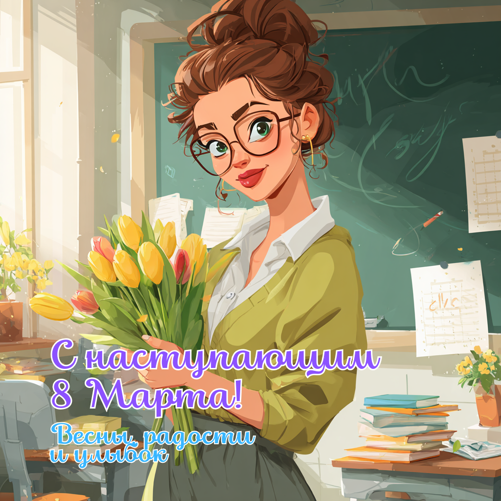 С наступающим 8 марта 2026 — милые весенние открытки и прикольные картинки, скачать бесплатно  