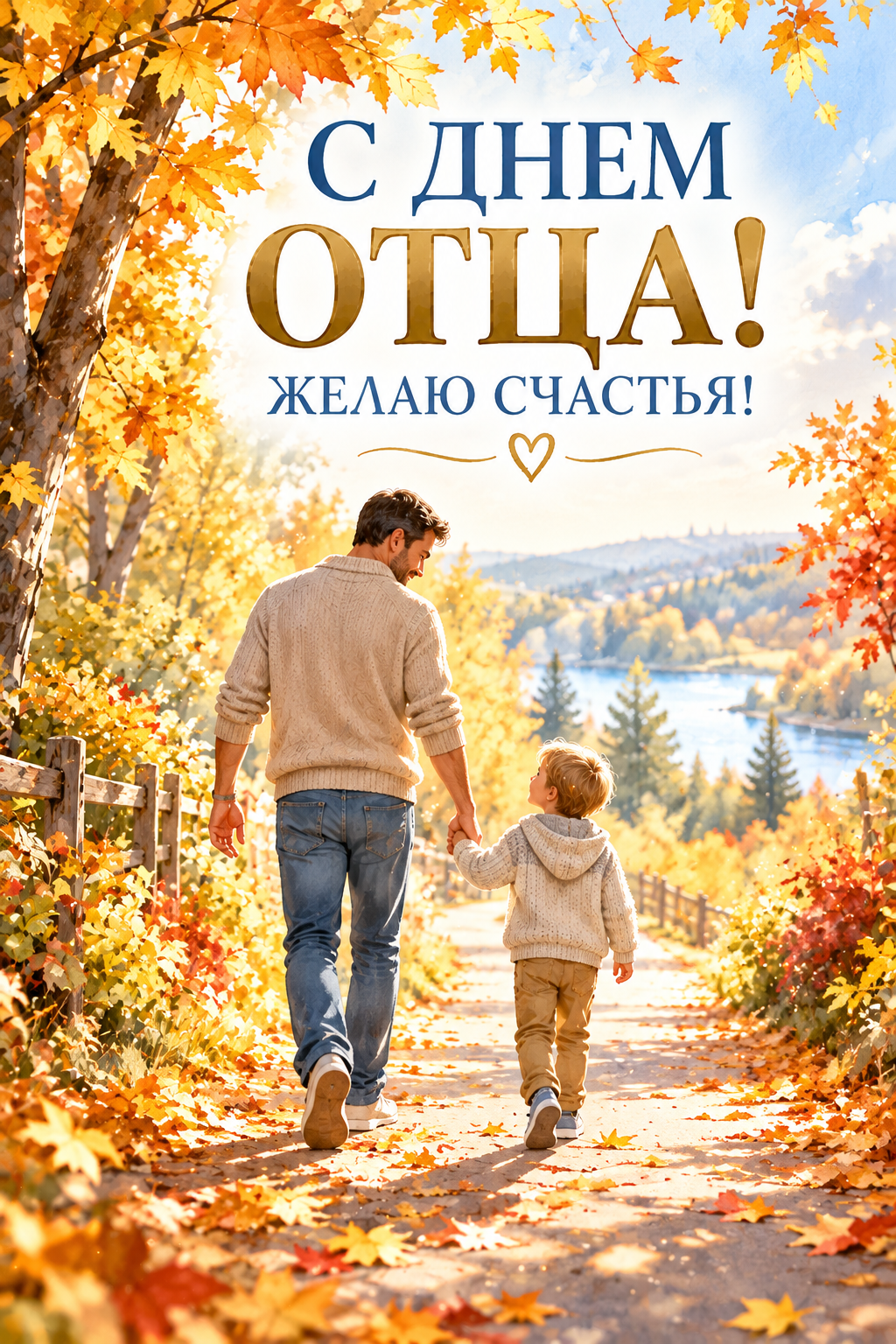 Открытка с Днем отца