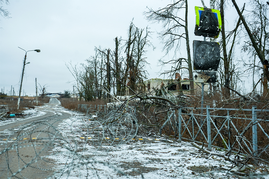 По таким улицам происходит продвижение вперёд