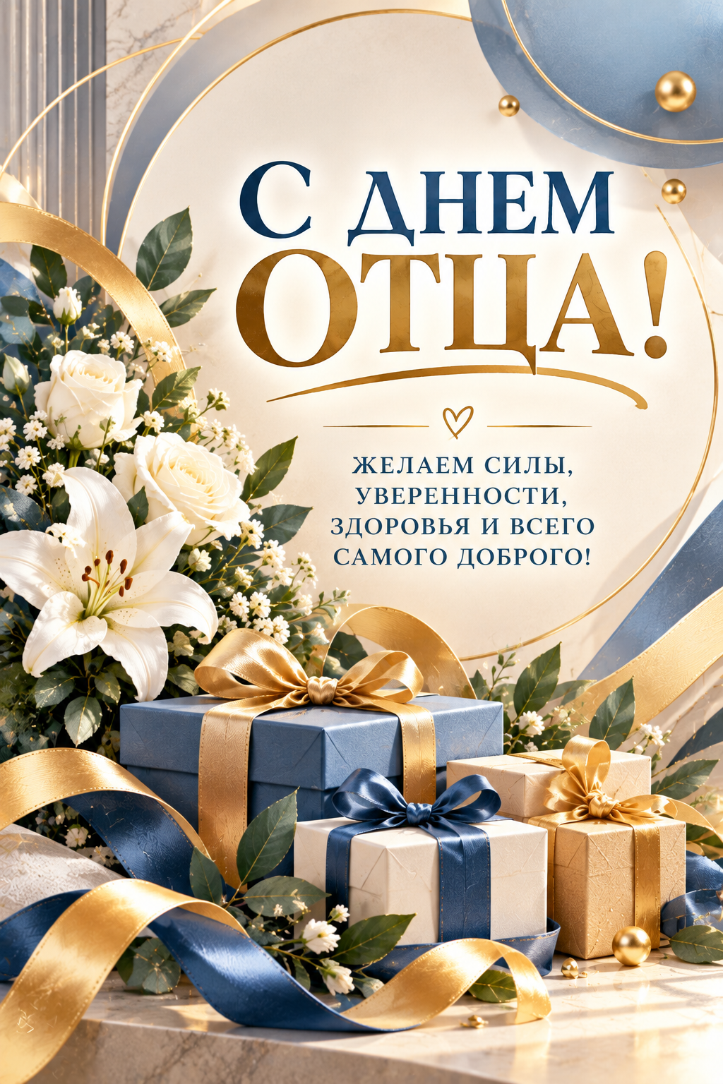 Открытка с Днем отца