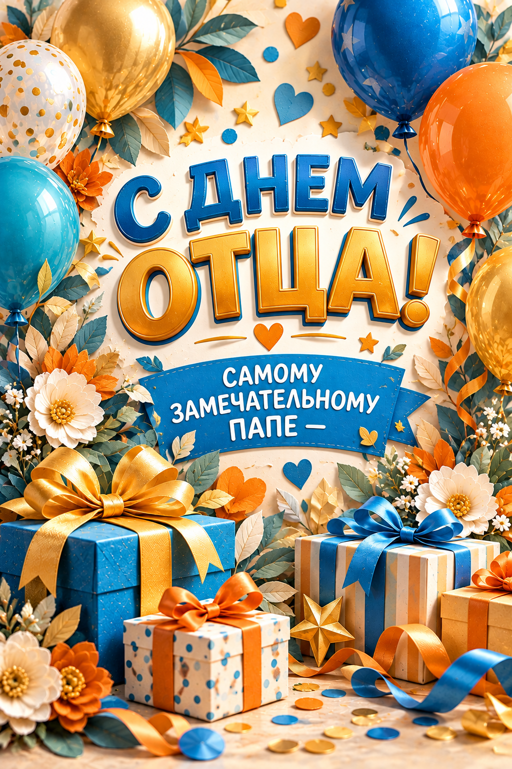 Открытка с Днем отца