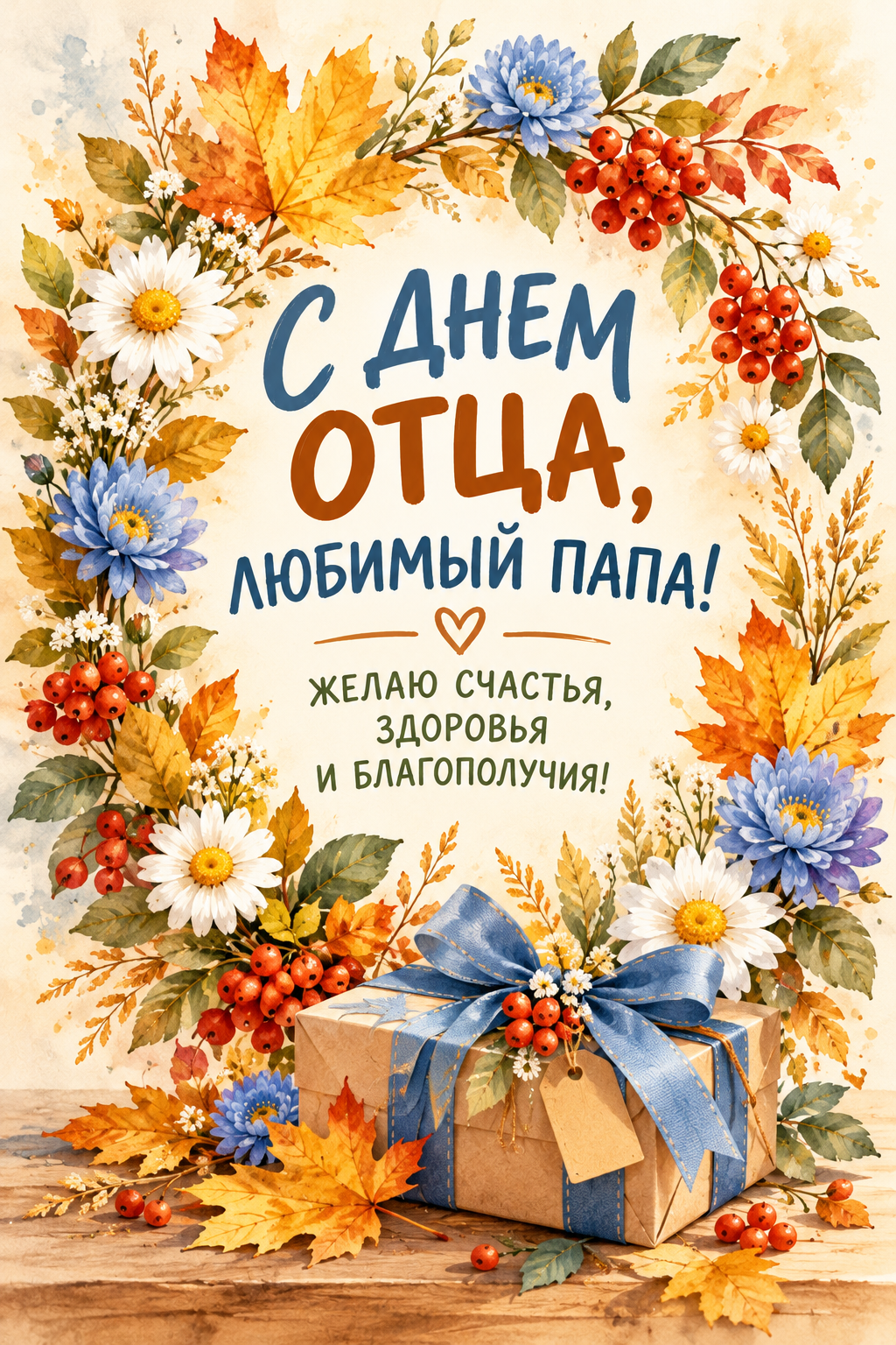 Открытка с Днем отца
