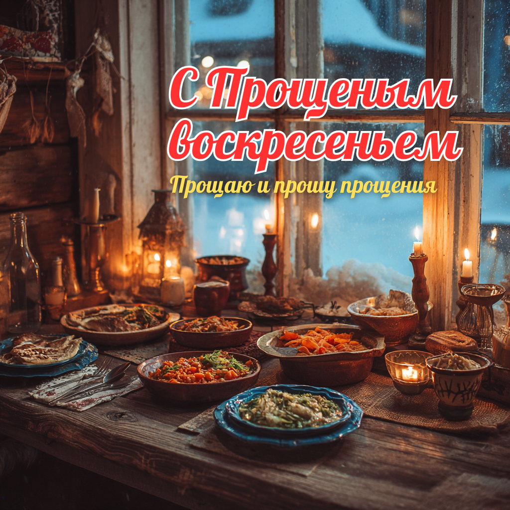 С Прощеным воскресеньем — короткие стихи для открытки и сообщения близким
