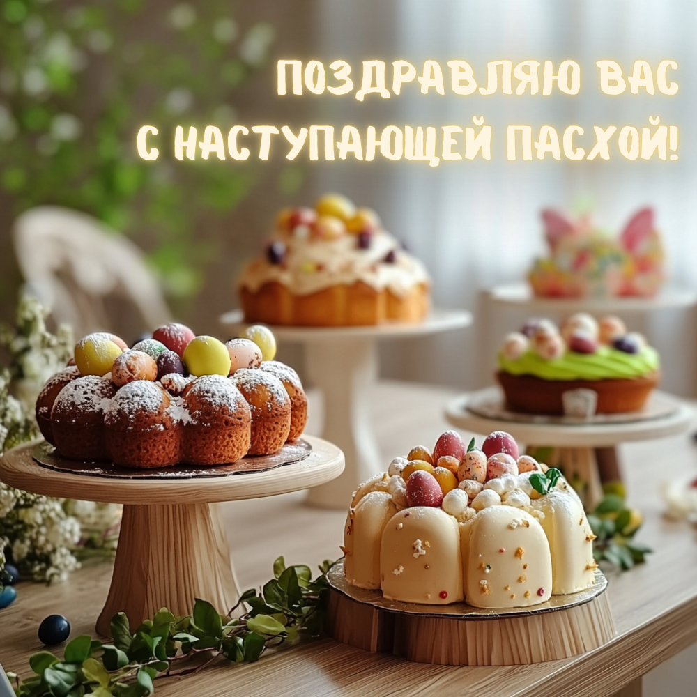 Открытка на Пасху