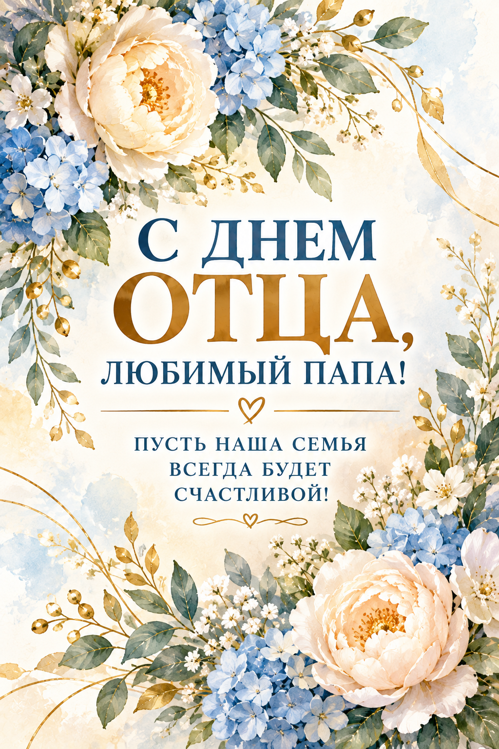 Открытка с Днем отца