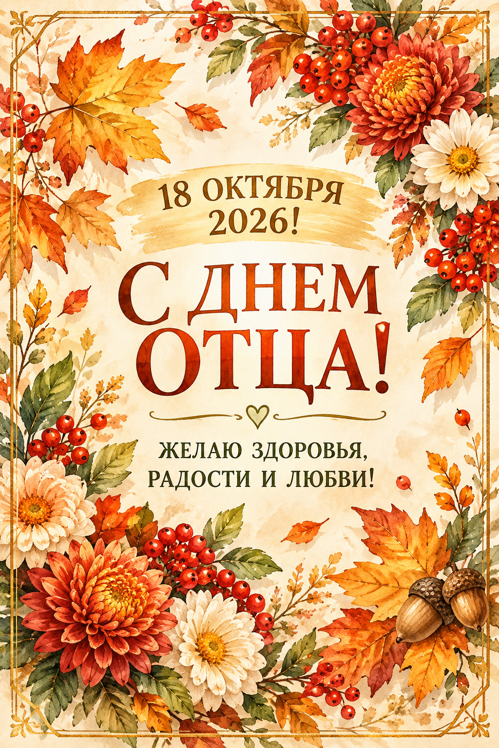 Открытка с Днем отца