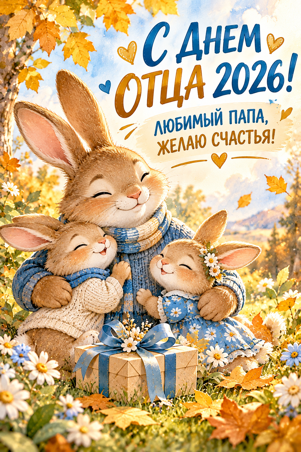 Открытка с Днем отца