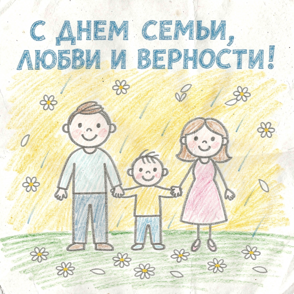 Открытка с Днем Петра и Февронии Муромских