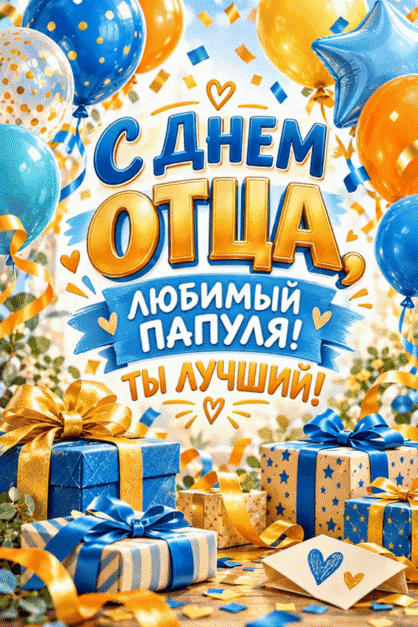 Открытка с Днем отца
