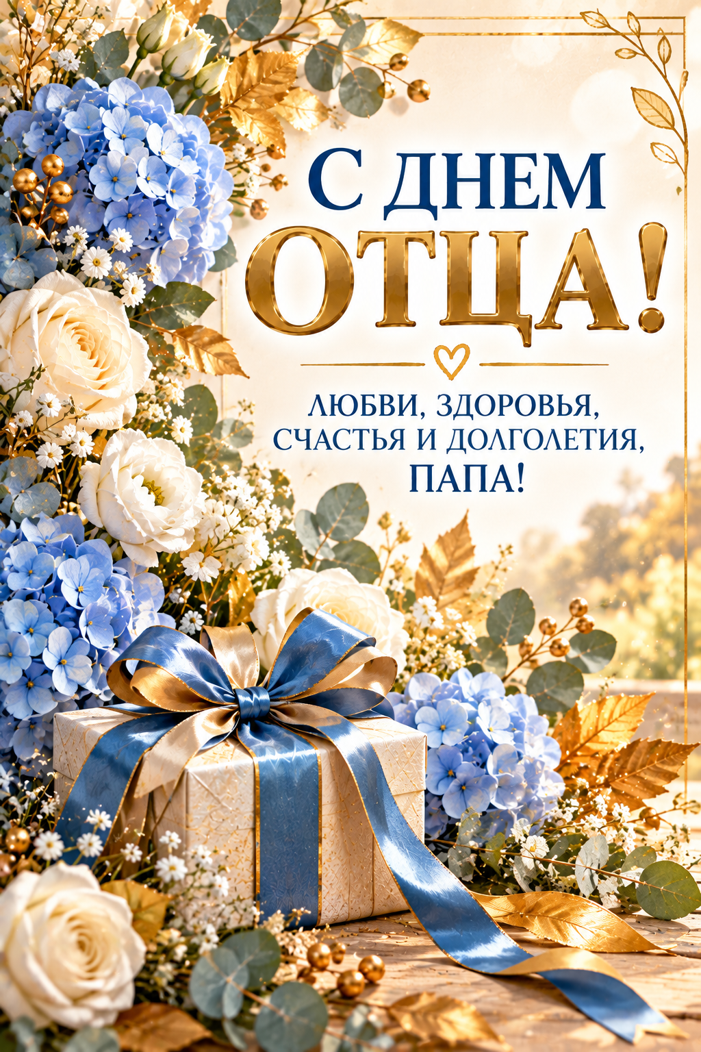 Открытка с Днем отца