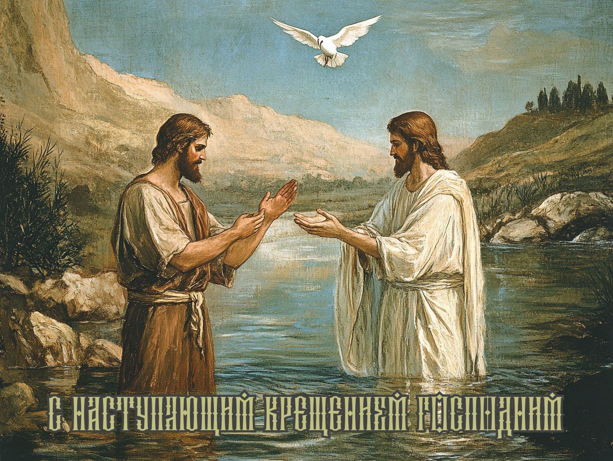 С наступающим Крещением Господним, Богоявлением 