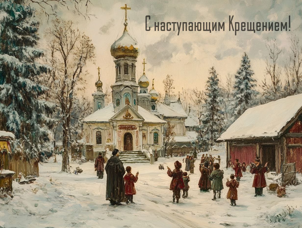 С наступающим Крещением Господним, Богоявлением 