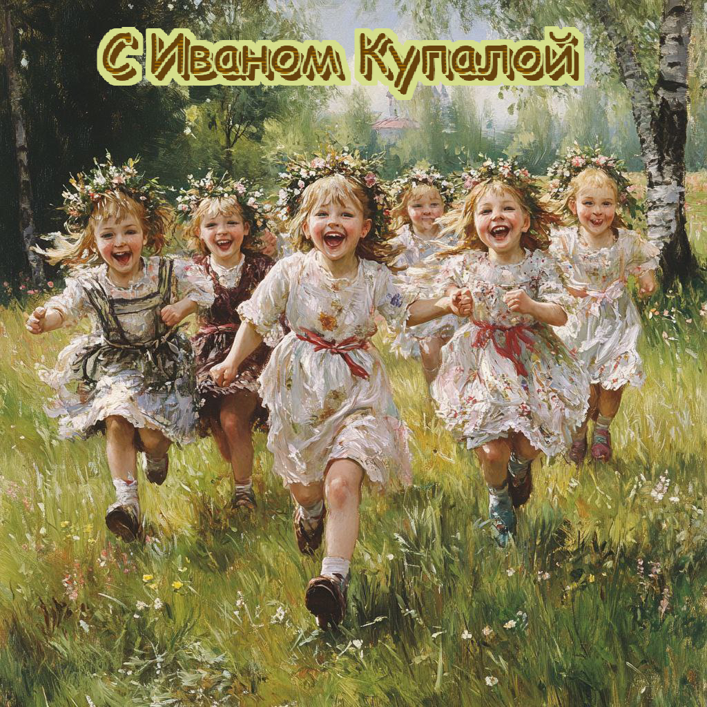 С Днем Ивана Купалы, открытки и гифки