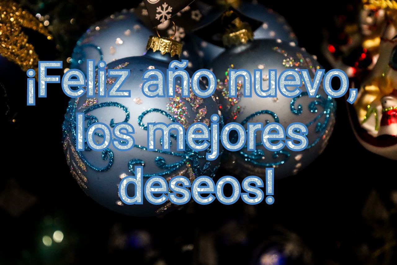 С Новым годом на испанском языке