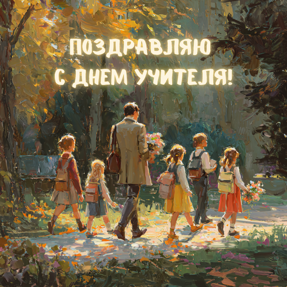 Открытки с Днем учителя