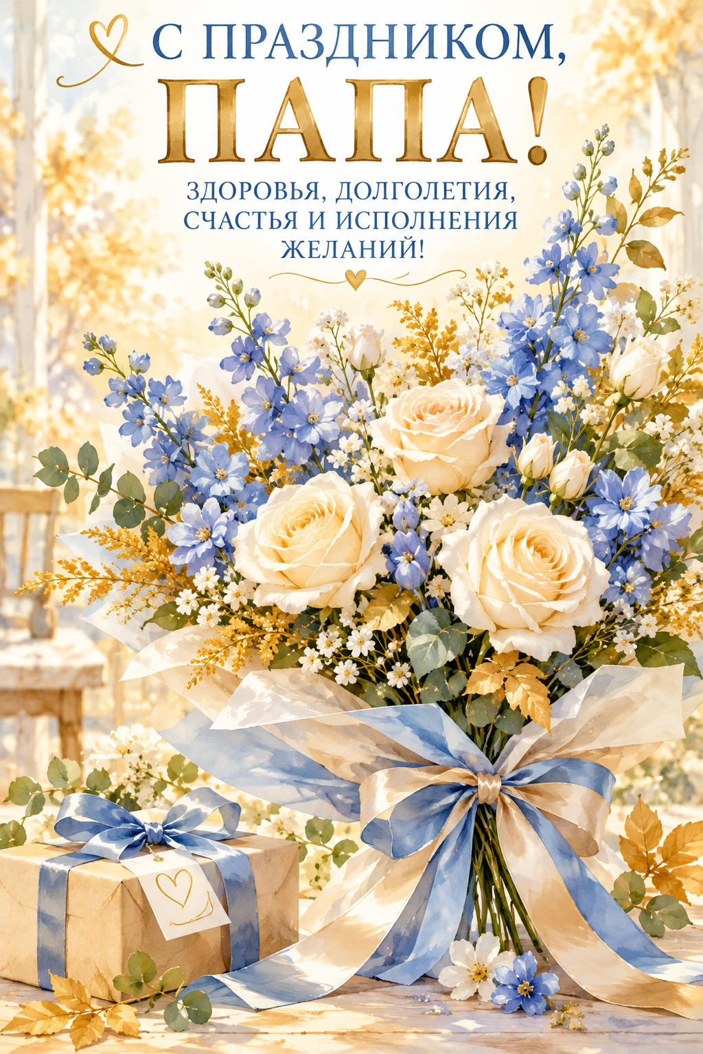 Открытка с Днем отца