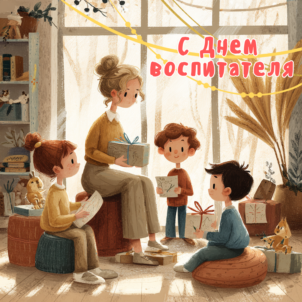 Душевное поздравление в прозе для воспитателей детского сада