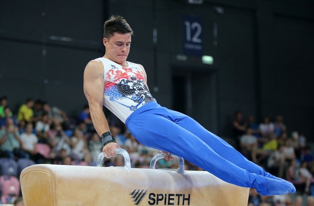 Норвежский гимнаст Олимпийский чемпион 22