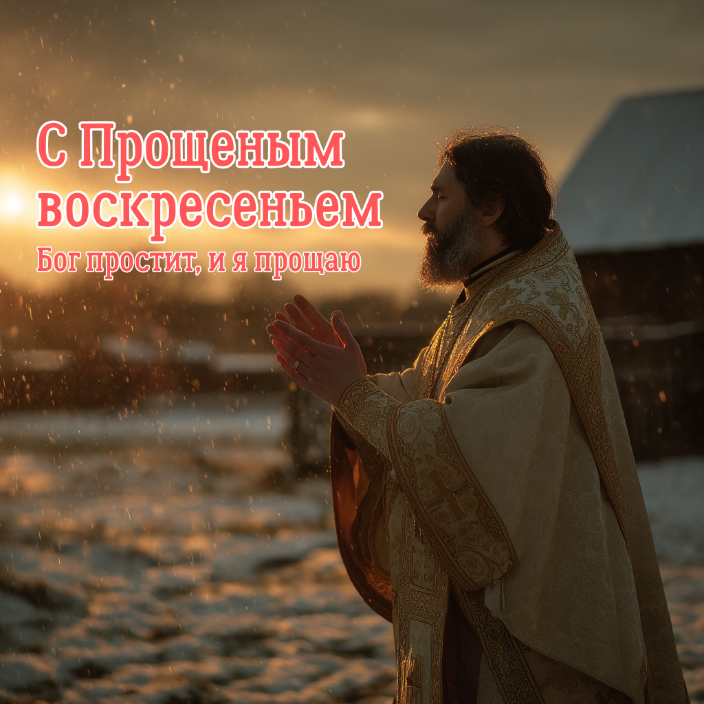 Прощеное воскресенье 22 февраля — пожелание в прозе: доброты, тишины и света