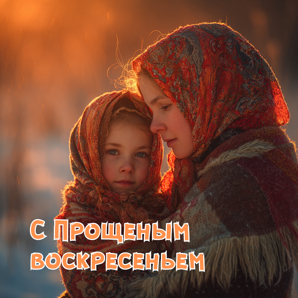 Прощеное воскресенье — открытка: прости меня, и я тебя прощаю от души