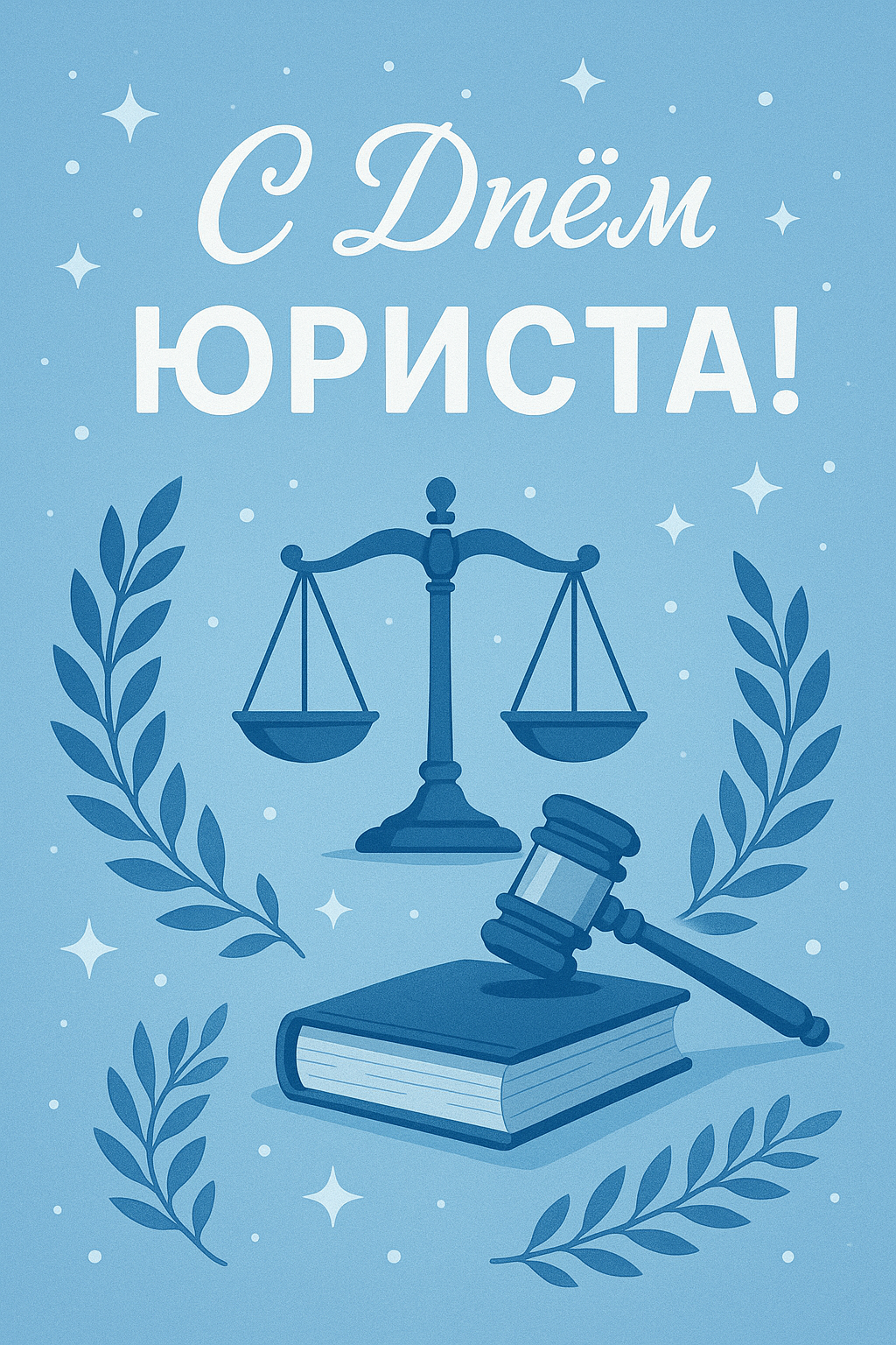 Открытка с поздравлением «С днем юриста!»