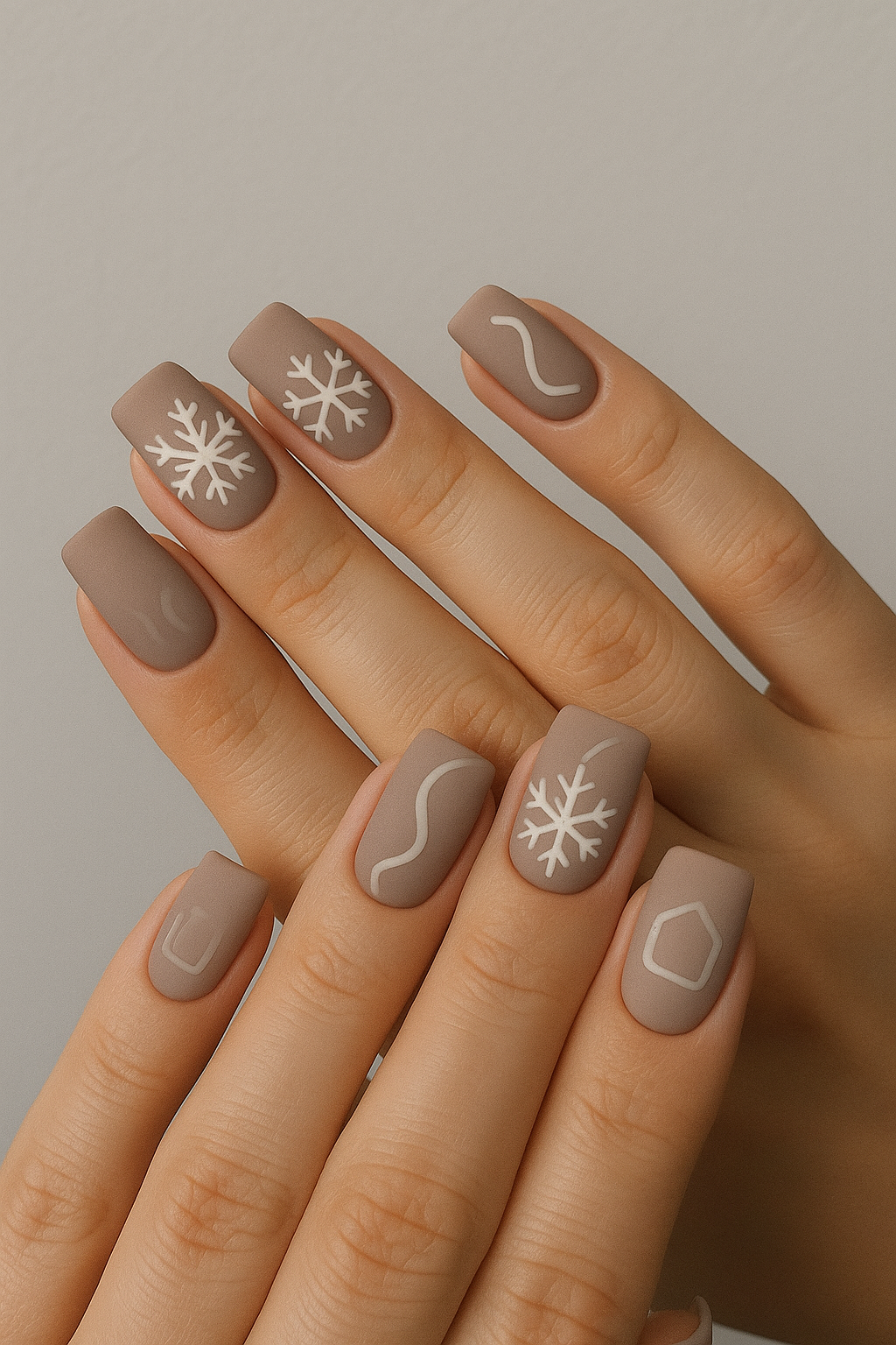 Новогодний маникюр