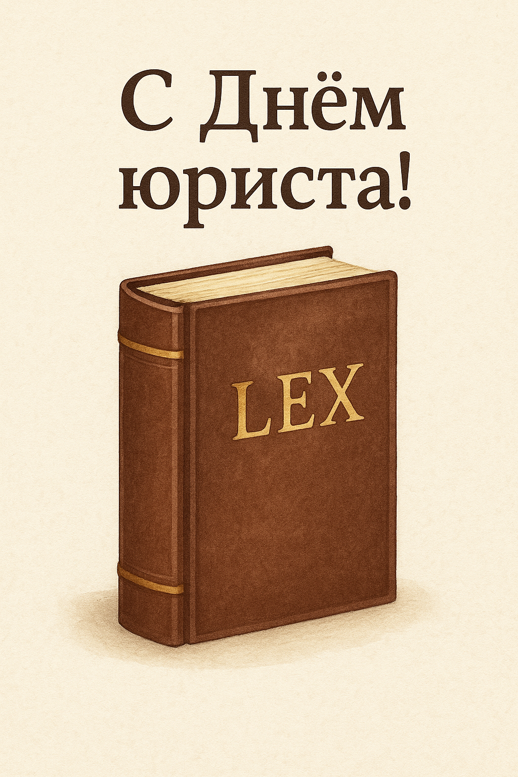 Открытка с поздравлением «С днем юриста!»