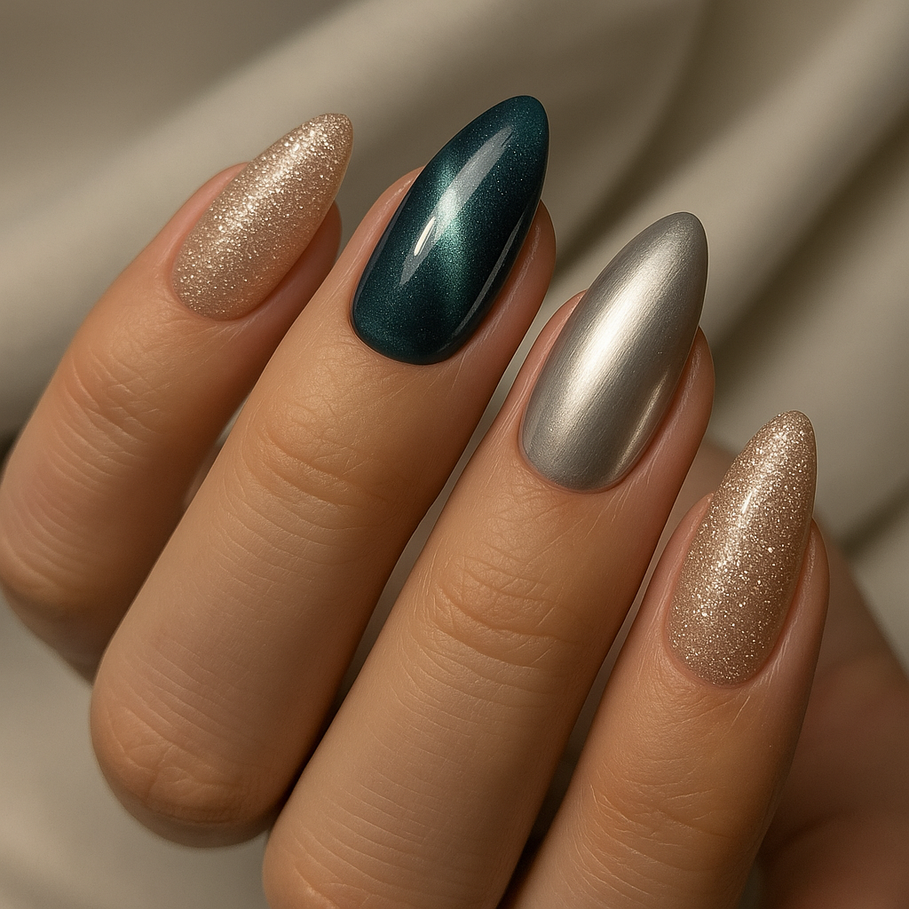 Новогодний маникюр