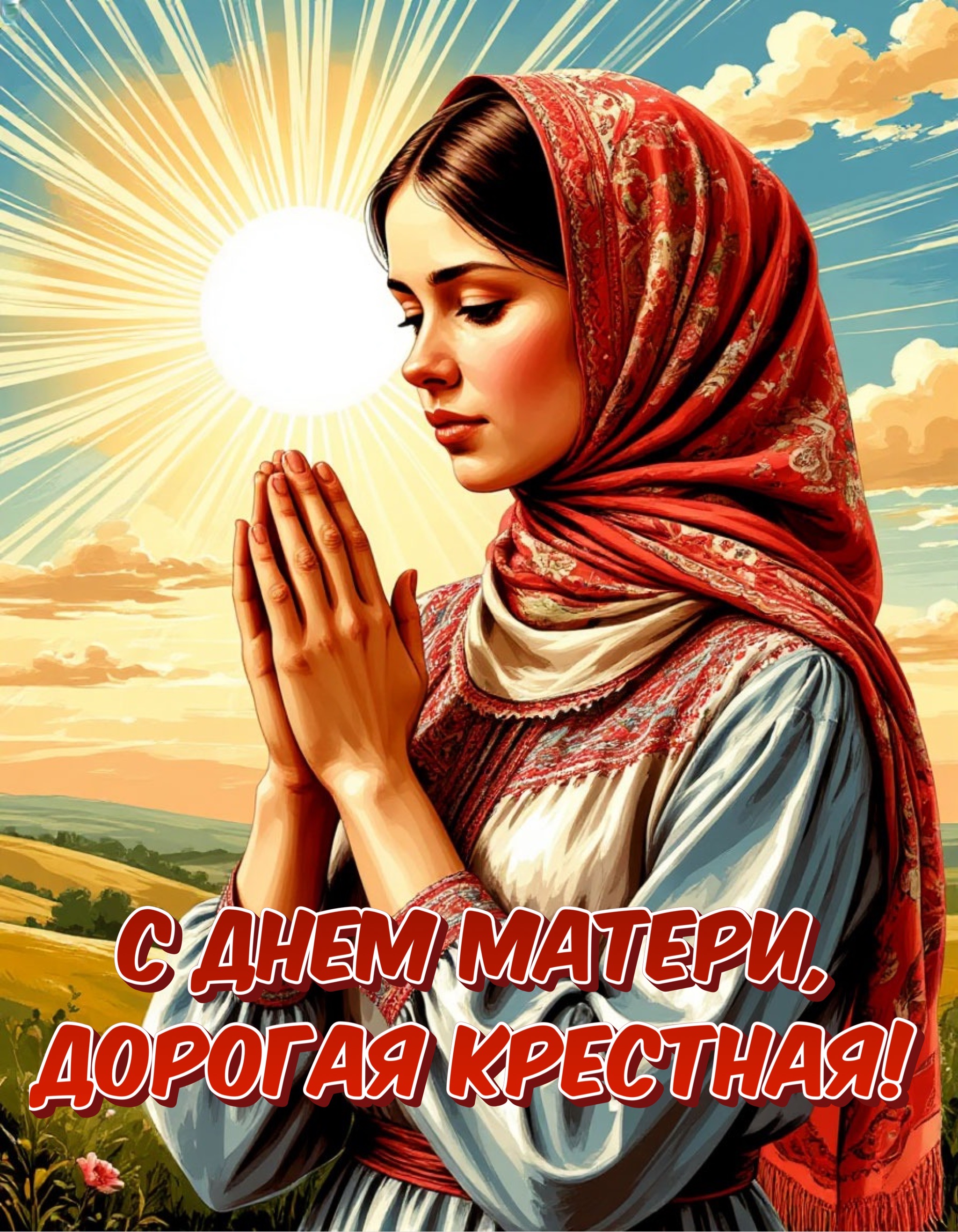 Открытка с Днем матери